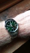 Customer picture of Seiko Presage Sharp Edged | Automatic | Green Dial | stainless steel SPB169J1
