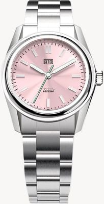 HTD Tennis Chic Champagne Pink Automatic (37mm) Pink Dial / Stainless Steel Bracelet T23S01_CCP