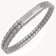 Guess 5mm Double Chain Stainless Steel Bracelet - One Size UMB05030STL