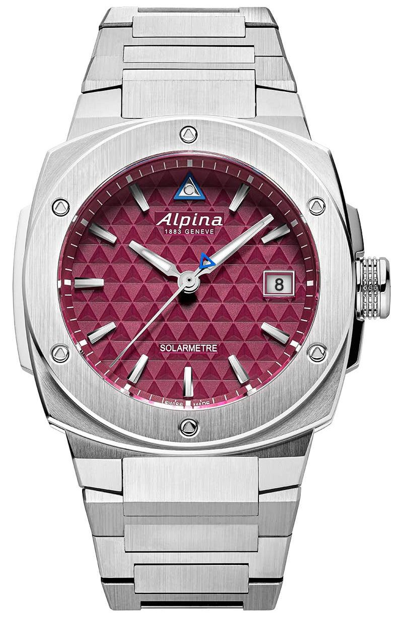 Alpina Alpiner Extreme Solameter (37,5 mm), cadran bordeaux montre-image-206477