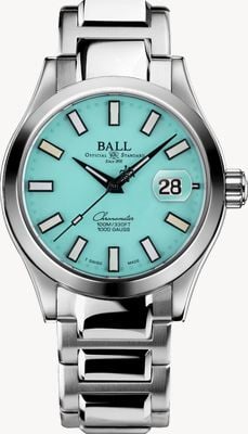 Ball Watch Company エンジニアIII マーベライト クロノメーター（40mm）ターコイズ文字盤 / ステンレススチールブレスレット NM9026C-S44C-TQR