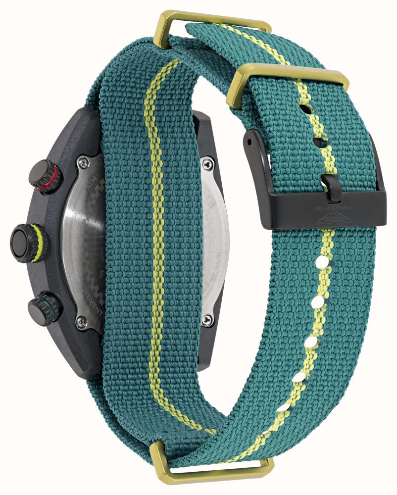 Aston Martin Aramco Formula One™ Team DWF Quartz Chronograph (43mm) Podium Green Dial / Podium Green NATO Strap MTFD1F501 - vista alternativa 4