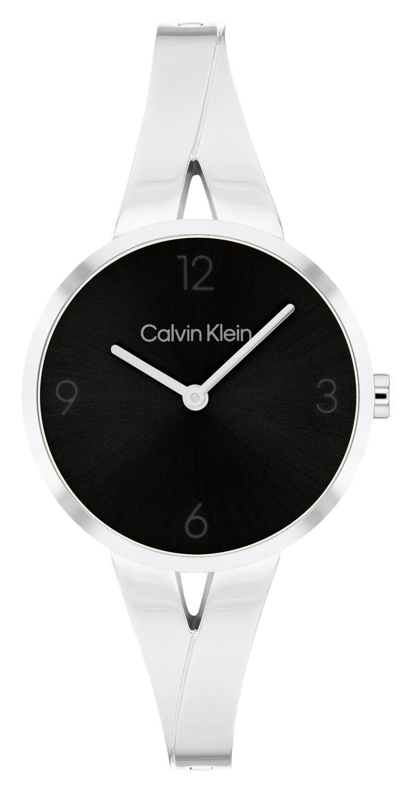 Calvin Klein Joyeuse (30 mm) cadran noir / bracelet jonc en montre