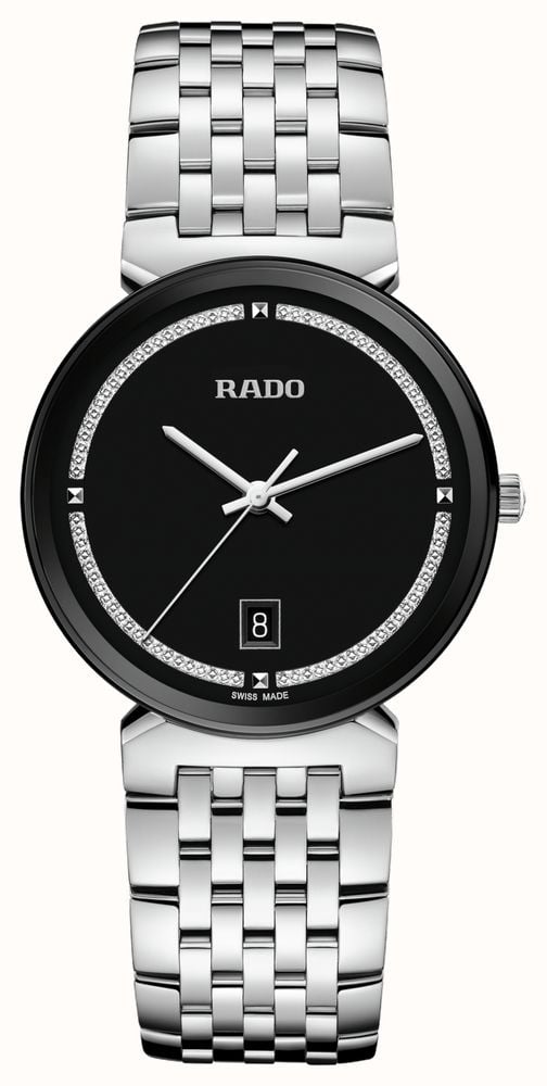 RADO Florence (38mm) Black Glitter Dial / Stainless Steel RADO Florence (38mm) Black Glitter Dial / Stainless Steel