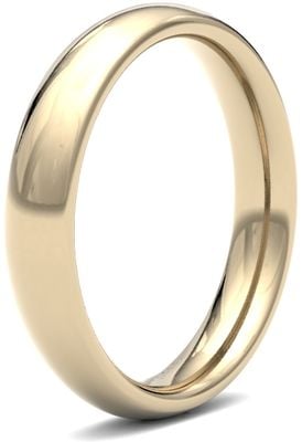 James Moore & Co | 9 Karat Gelbgold | 4 mm | schwer | Größe traditioneller Hof | ag_4lhc-9y AG_4LHC-9Y