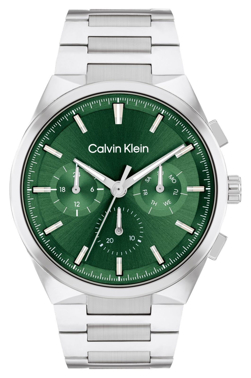 Calvin Klein Distinctive Herrenuhr (44 mm) mit grünem uhr-image-141133