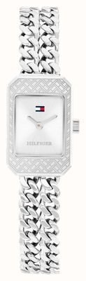 Tommy Hilfiger Sarah (16 mm) esfera plateada / pulsera de acero inoxidable 1782841