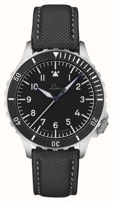 Laco Köln Automatic (41mm) Black Dial / Black Fibertech Strap 862191