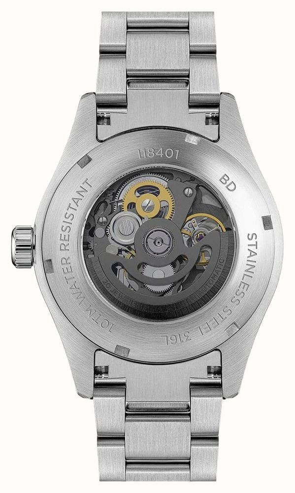 Ingersoll THE DECK Automatic (40mm) Black Skeleton Dial / Stainless Steel Bracelet I18401 - alternate view 4