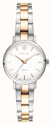 GANT PARK AVENUE 28 (28mm) White Dial / Two-Tone PVD Stainless Steel G126010