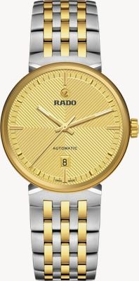 RADO Florence Automatic (39mm) Embossed Gold Dial / Two-Tone Stainless Steel Bracelet R48903253