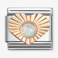 Nomination Rose Gold Heart With White Opal 430516/07