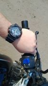 Customer picture of Casio G-Shock Chronograph Alarm Black Red GA-100-1A4ER