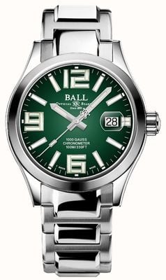 Ball Watch Company Legenda Inżyniera III | 40mm | zielona tarcza | bransoletka ze stali szlachetnej | tęcza NM9016C-S7C-GRR