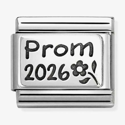 Nomination Classic Prom 2026 Sterling Silver & Steel Charm 330109/66