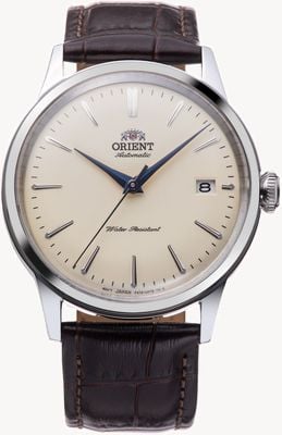 Orient バンビーノ メカニカル（38mm）クリーム文字盤 / ブラウンレザー RA-AC0M04Y30B