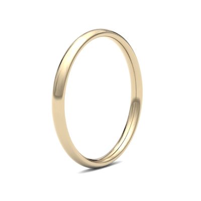James Moore Wedding Ring | 9-каратное желтое золото | 2 мм | средний | размер, традиционный | ag_2lmc-9y AG_2LMC-9Y