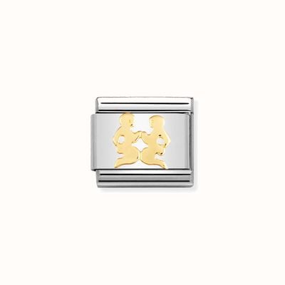Nomination COMPOSABLE Classic ZODIAC Stainless Steel With Yellow Gold (Gemini) 030104/03