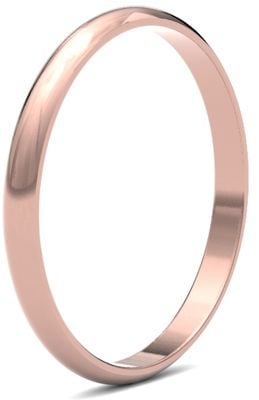 James Moore & Co | 9 karaat roségoud | 2 mm | licht | maat d-vorm | ag_2lld-9r AG_2LLD-9R