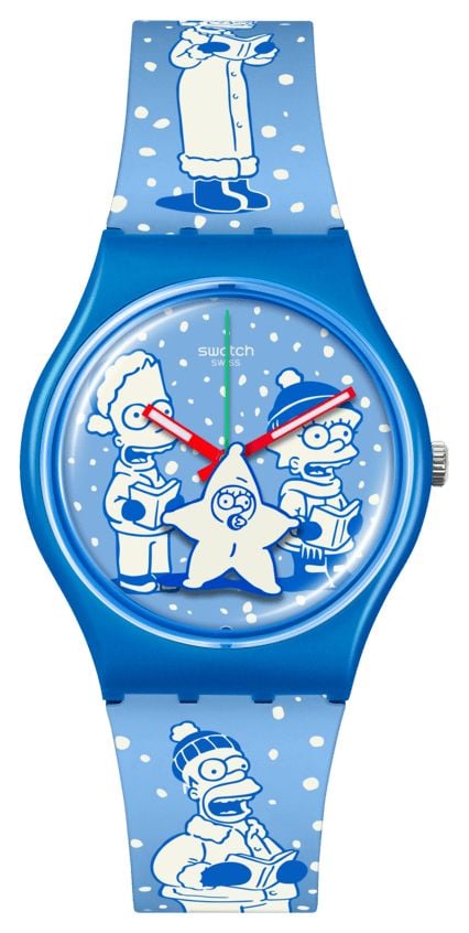Swatch X the Simpsons Tidings of Joy (34 mm) cadran imprim montre