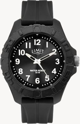 Limit | Men's Active Adult Analogue | Black Rubber Strap | 5754.71