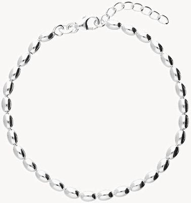 Sterling Silver Seed Bracelet 20cm H5997/20