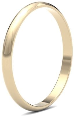 James Moore & Co | 9 karaat geelgoud | 2 mm | licht | maat d-vorm | ag_2lld-9y AG_2LLD-9Y