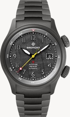 Bremont Altitude MB Meteor Stealth Grey Limited Edition (42mm) Meteorite Pattern Dial / Titanium Bracelet ALT42-MT-GRTI-GR-B