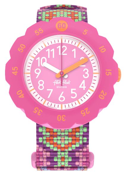 Flik Flak Boucle enfant rose (34,75 mm) cadran rose / montre