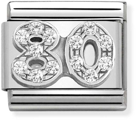 Nomination Classic 80 Sterling Silver & Steel Charm 330304/34