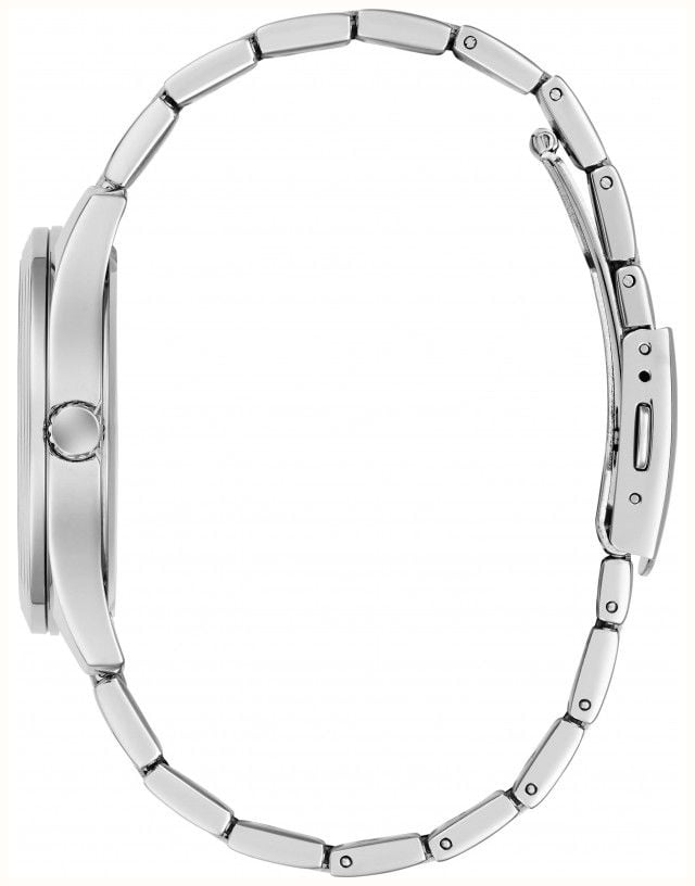 Guess Mens Quentin Blue Sunray Dial Silver-Tone Stainless Steel Bracelet GW1127G1 - альтернативный вид 4