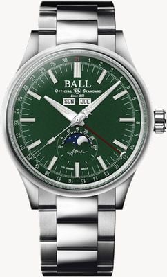 Ball Watch Company Engineer ii Mondkalender | 40mm | limitierte Auflage | grünes Zifferblatt | Edelstahlarmband NM3016C-S1J-GR