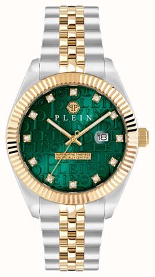 Philipp Plein Orologio Uomo $KULL Al Quarzo - Cassa Nera, Cinturino In Pelle Marrone, 44mm