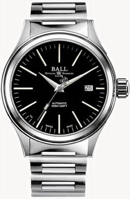 Ball Watch Company Fireman Enterprise Automatic 40mm Black Dial (No cyclops on date) NM2098C-S20J-BK
