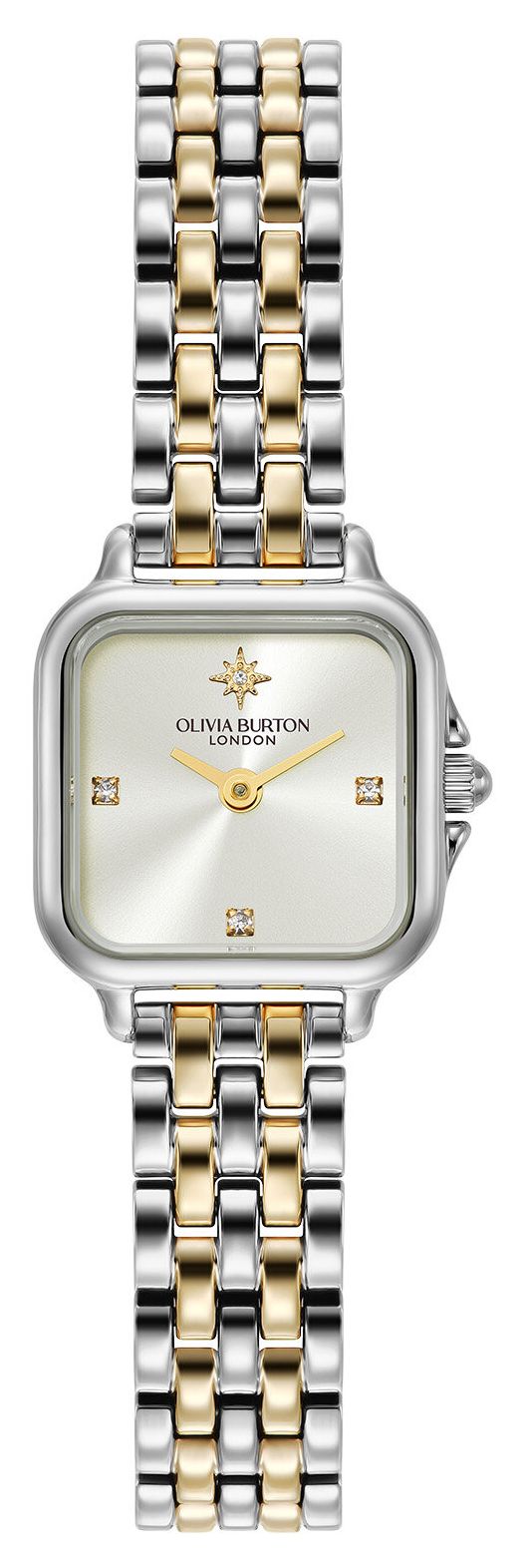 Olivia Burton Mini Grosvenor (20 mm) cadran ivoire soleill montre