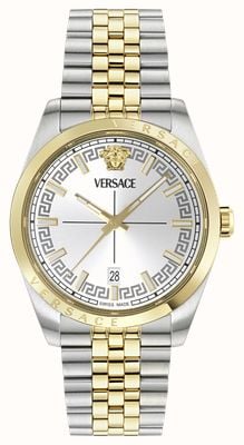 Versace MILLENYIUM Quartz (40mm) Silver Dial / Two-Tone Stainless Steel Bracelet VE5M00326