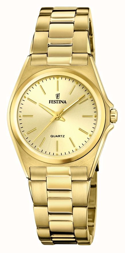 Festina Mujer Esfera De Oro Pulsera Pvd Oro F20557/3 First