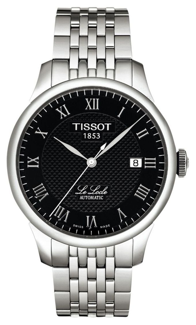 Tissot Le locle powermatic 80 homme cadran noir acier montre