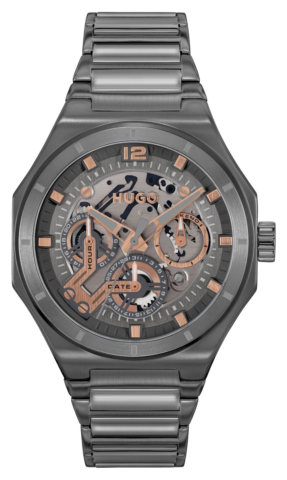 HUGO squelette #grail pour homme (44 mm) avec cadran montre