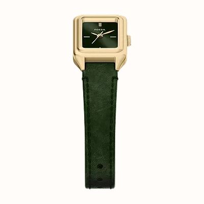 Fossil Raquel 18 mm Three-Hand Green Leather Watch ES5531 - alternatieve weergave 4