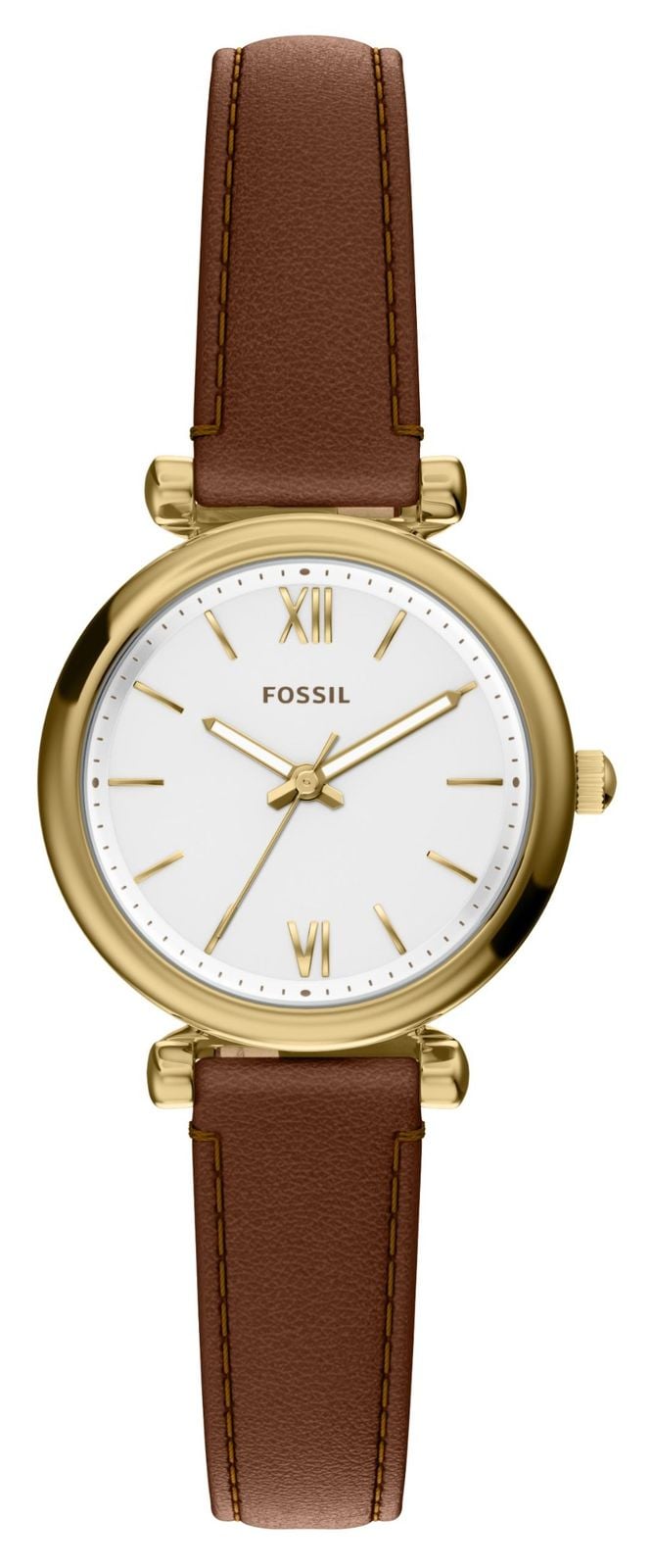 Fossil Carlie Ã  quartz trois aiguilles (28 mm), montre
