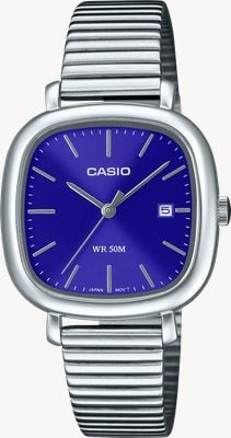 Casio Core LTP-B166系列（30毫米）蓝色表盘/不锈钢表带 LTP-B166D-2AVEF