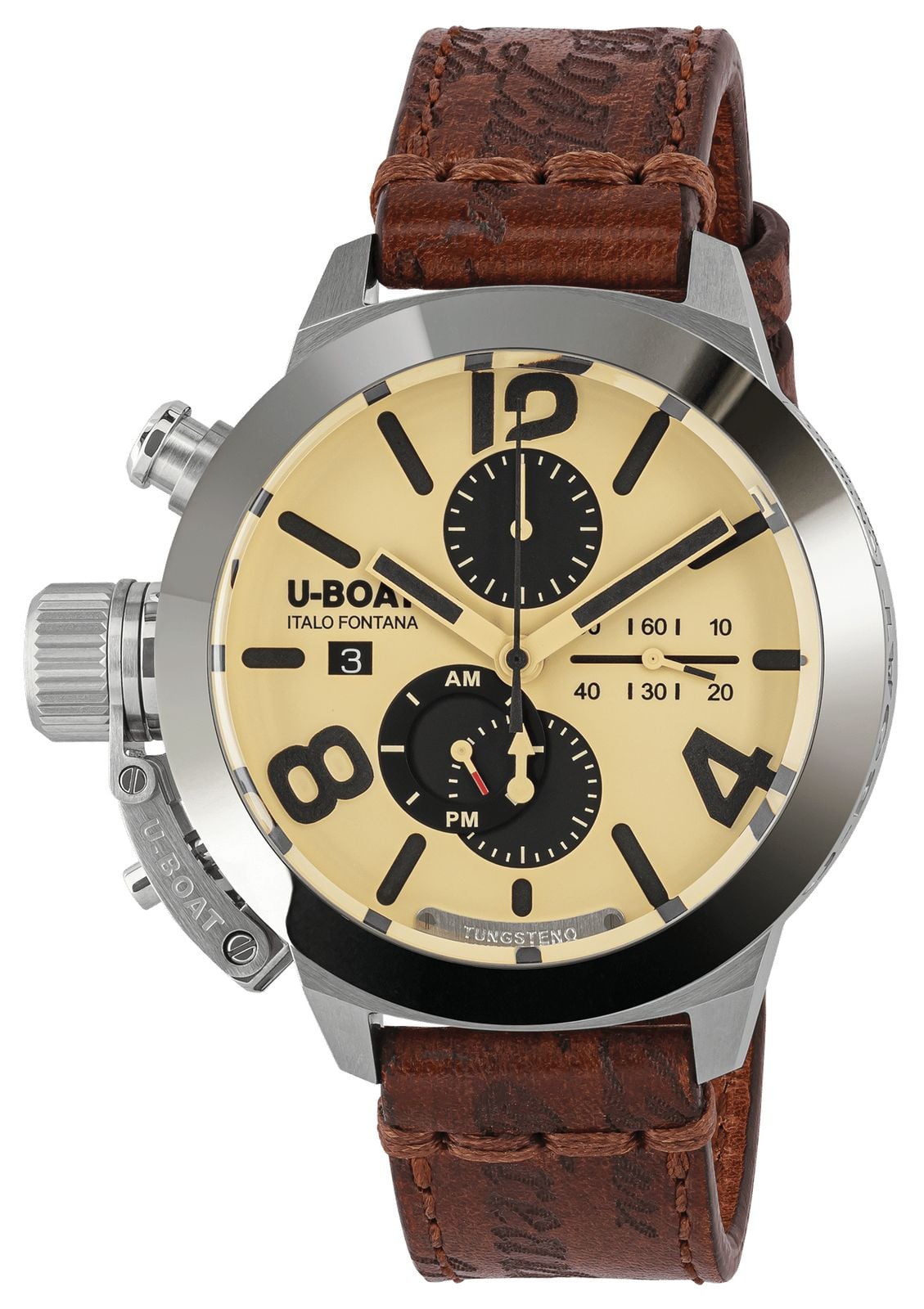 U-Boat Classico 45 tungsteno cas2 (45 mm) cadran beige / montre