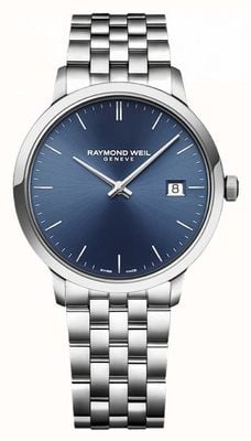 Raymond Weil | toccata pour hommes | acier inoxydable classique | cadran bleu | 5485-ST-50001