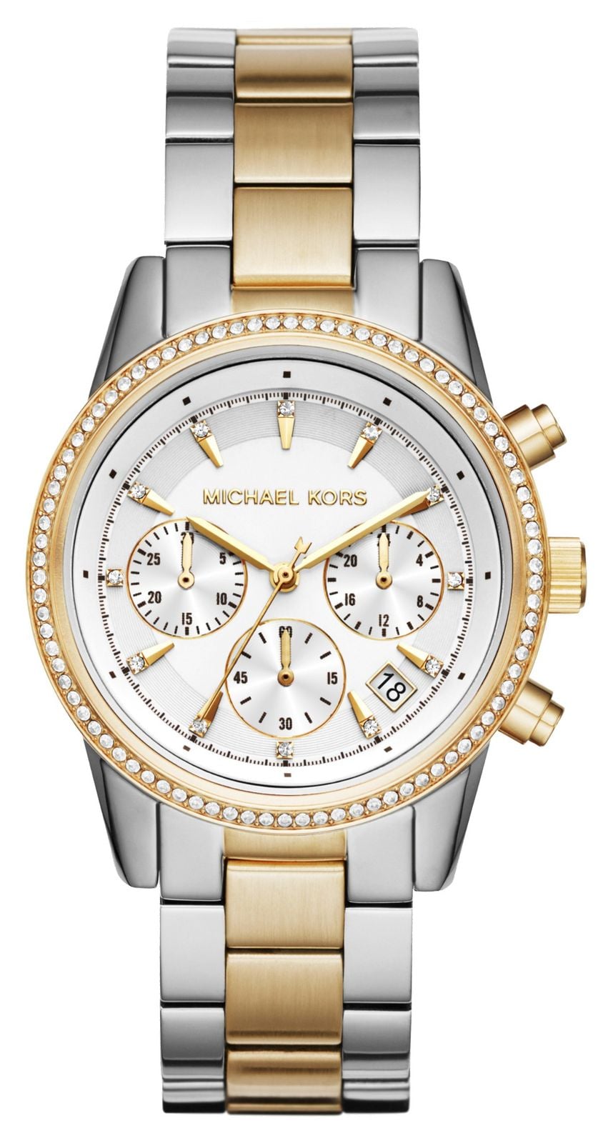 Michael Kors chronographe bicolore Bryant pour femme montre