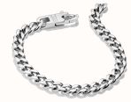 Thomas Sabo Rebel Steel Stainless Steel Curb Chain Bracelet A2251-S01-53-L20 - alternate view 2