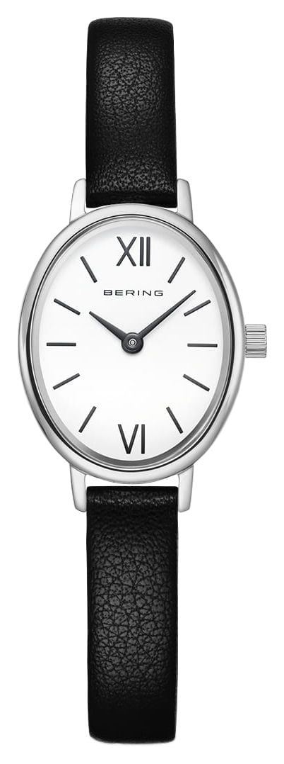 Bering quartz ovale classique (20mm) cadran blanc / montre