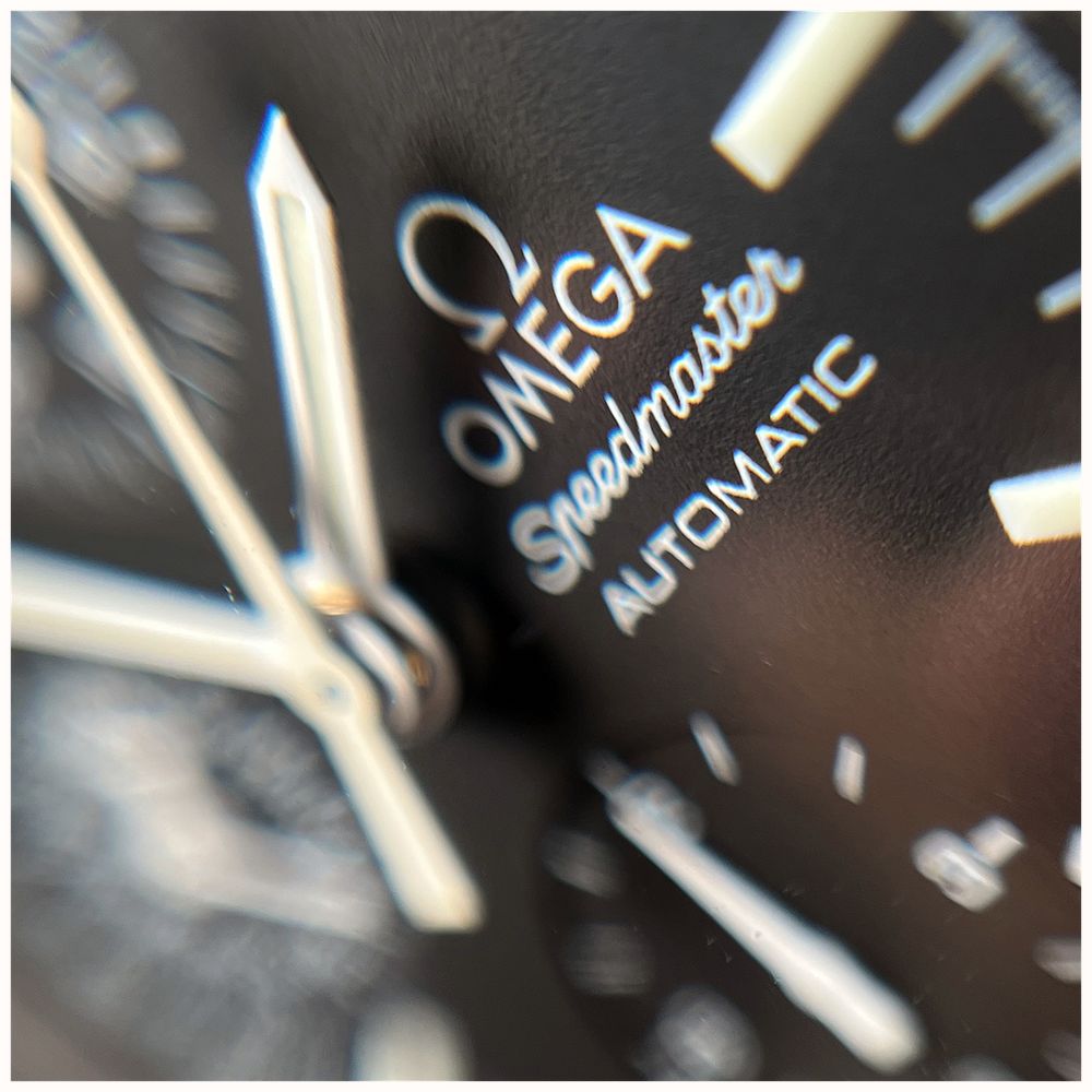 Pre-owned Omega Speedmaster Automatic Chronograph (39mm) Black Dial / Stainless Steel Bracelet Watch JMP-175575 - alternate view 3