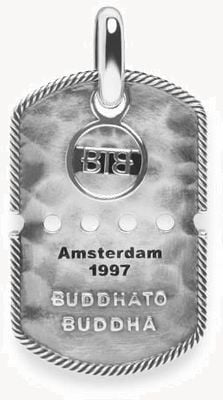 Buddha To Buddha Army Tag Pendant Sterling Silver 667 - (One Size) 001J096670100