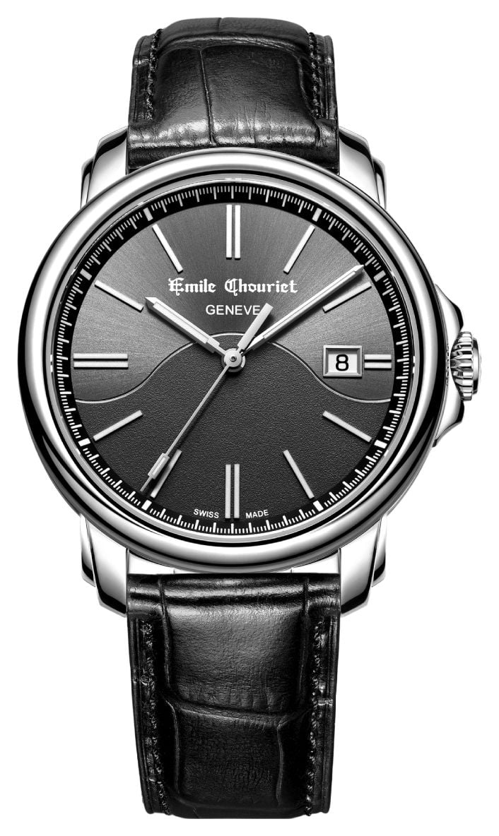Emile Chouriet Héritier Wisdom Automatic (40mm) Black Watch